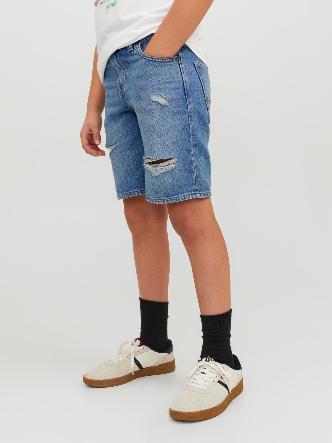 BOYS RICK ORIGINAL DENIM SHORTS | Abercrombie and fitch tops, Denim shorts, Jack  jones