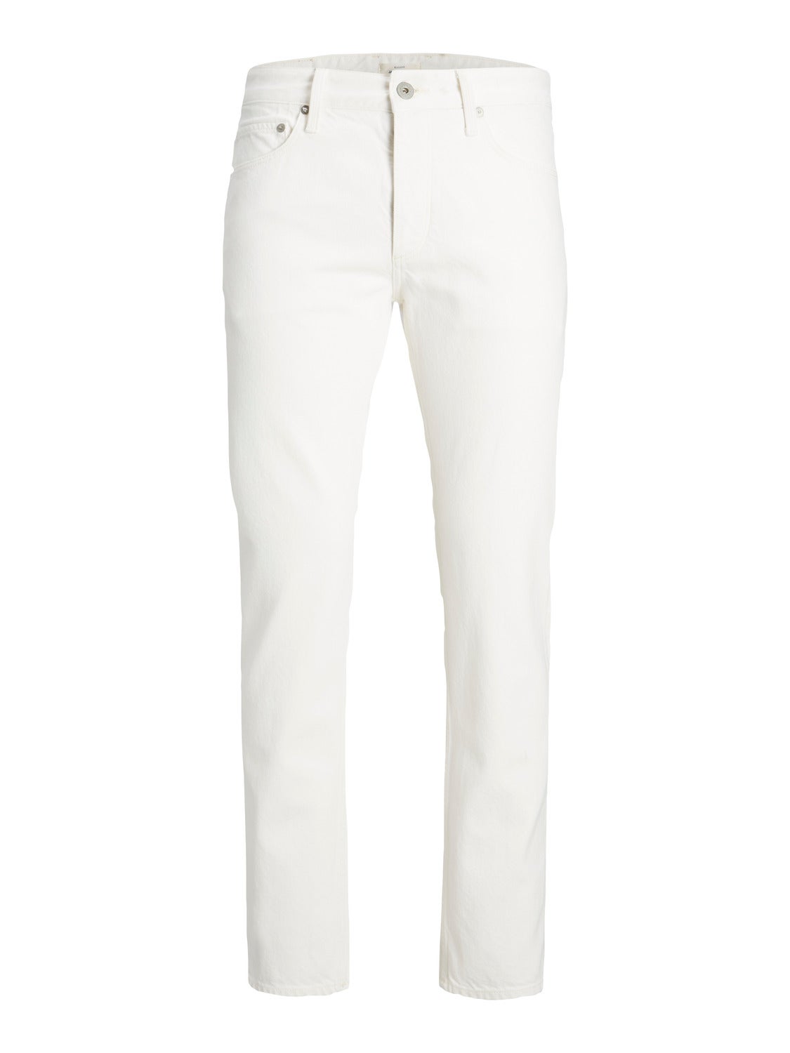 JJIMIKE JJEVAN CJ 372 LID Tapered fit jeans | White | Jack & Jones®