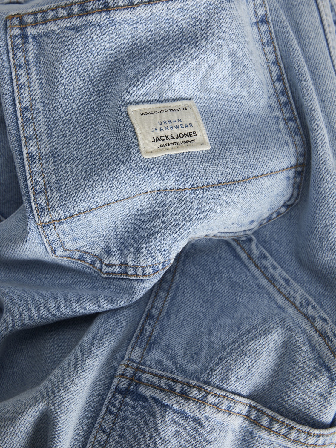Jack & Jones JJIEDDIE JJUTILITY MF 491 SN Loose fit jeans -Blue Denim - 12229556