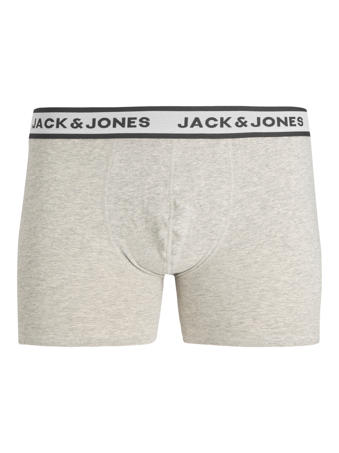 Pack 5 Meias Homem Twisted Jack Jones Cinza - 12221913.15