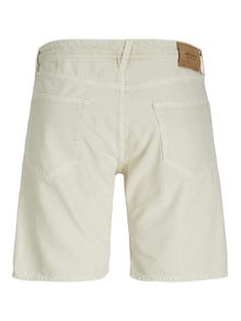 Jack & Jones Relaxed Fit Jeans Shorts -Ecru - 12229575