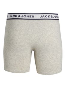 Jack & Jones 3-pak Boxershorts -Light Grey Melange - 12229576