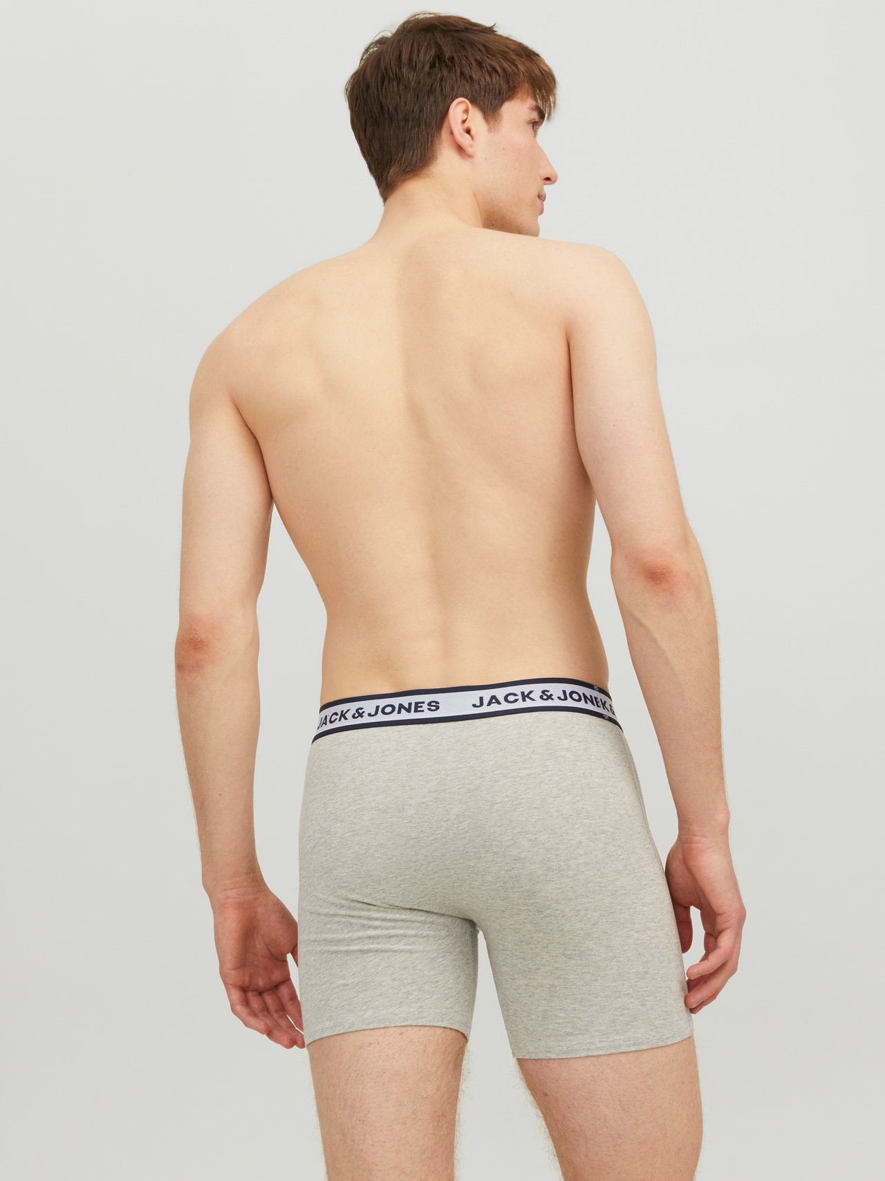 Jack & Jones 3-pack Boxer briefs -Light Grey Melange - 12229576