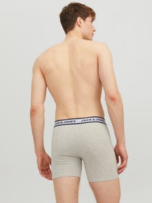 Jack & Jones 3-pak Krótkie bokserki -Light Grey Melange - 12229576