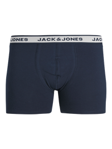 Jack & Jones 3-pak Krótkie bokserki -Light Grey Melange - 12229576