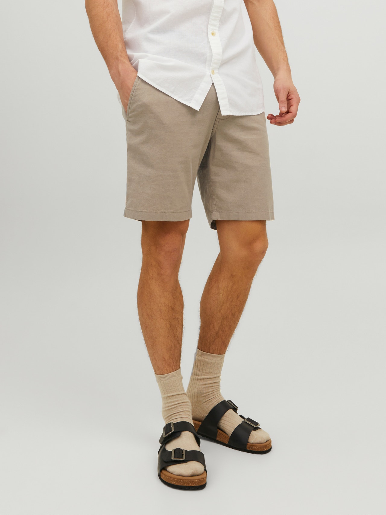 Jack & Jones Short chino Regular Fit -Crockery - 12229629