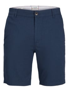 Jack & Jones Regular Fit Lühikesed puuvillased püksid -Navy Blazer - 12229629