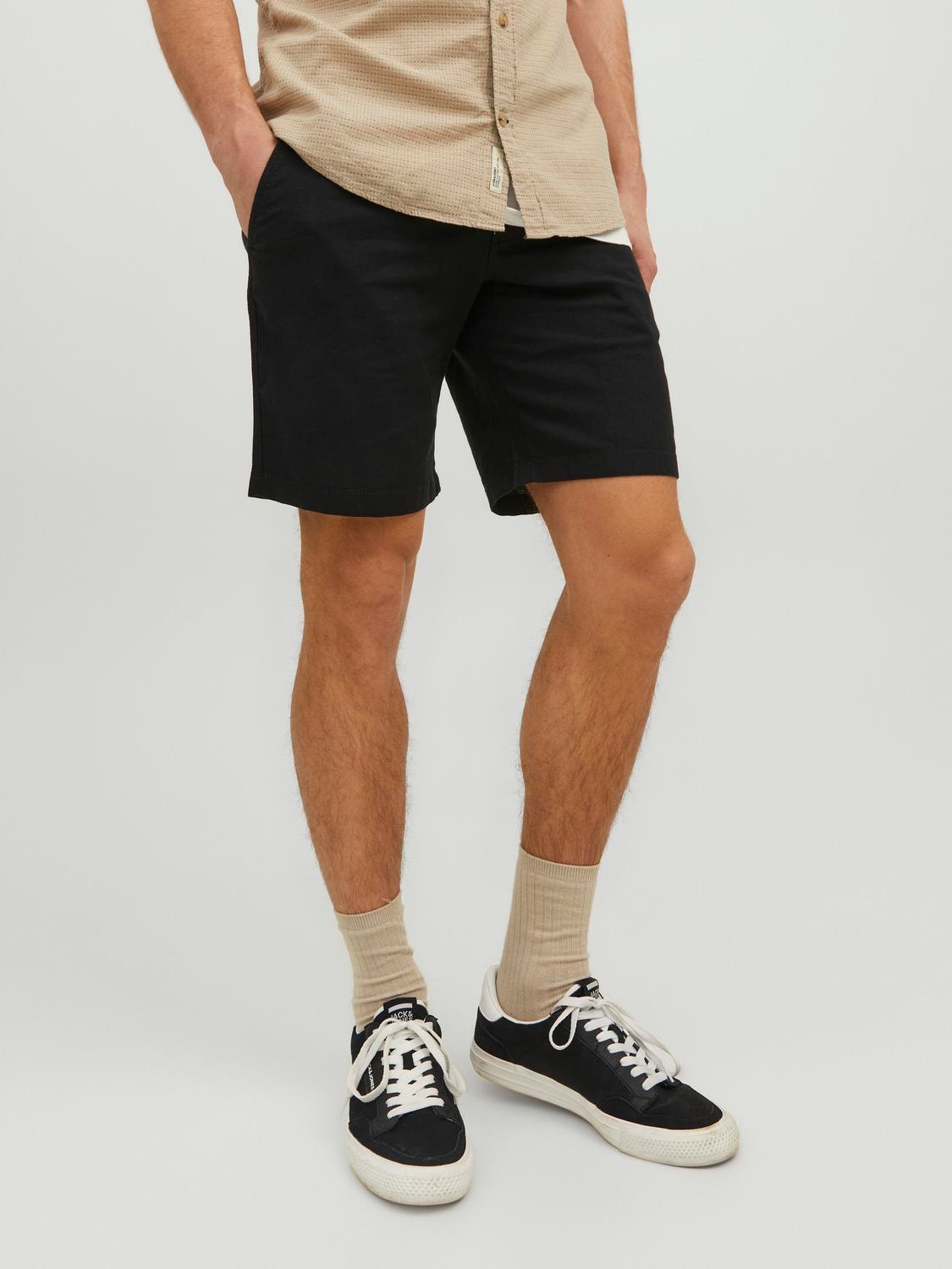 Jack & Jones Regular Fit Chino shorts -Black - 12229629