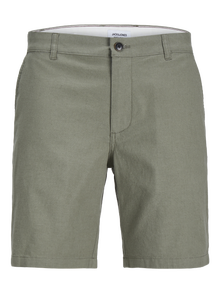 Jack & Jones Klasikinis kirpimas Chino šortai -Deep Lichen Green - 12229629