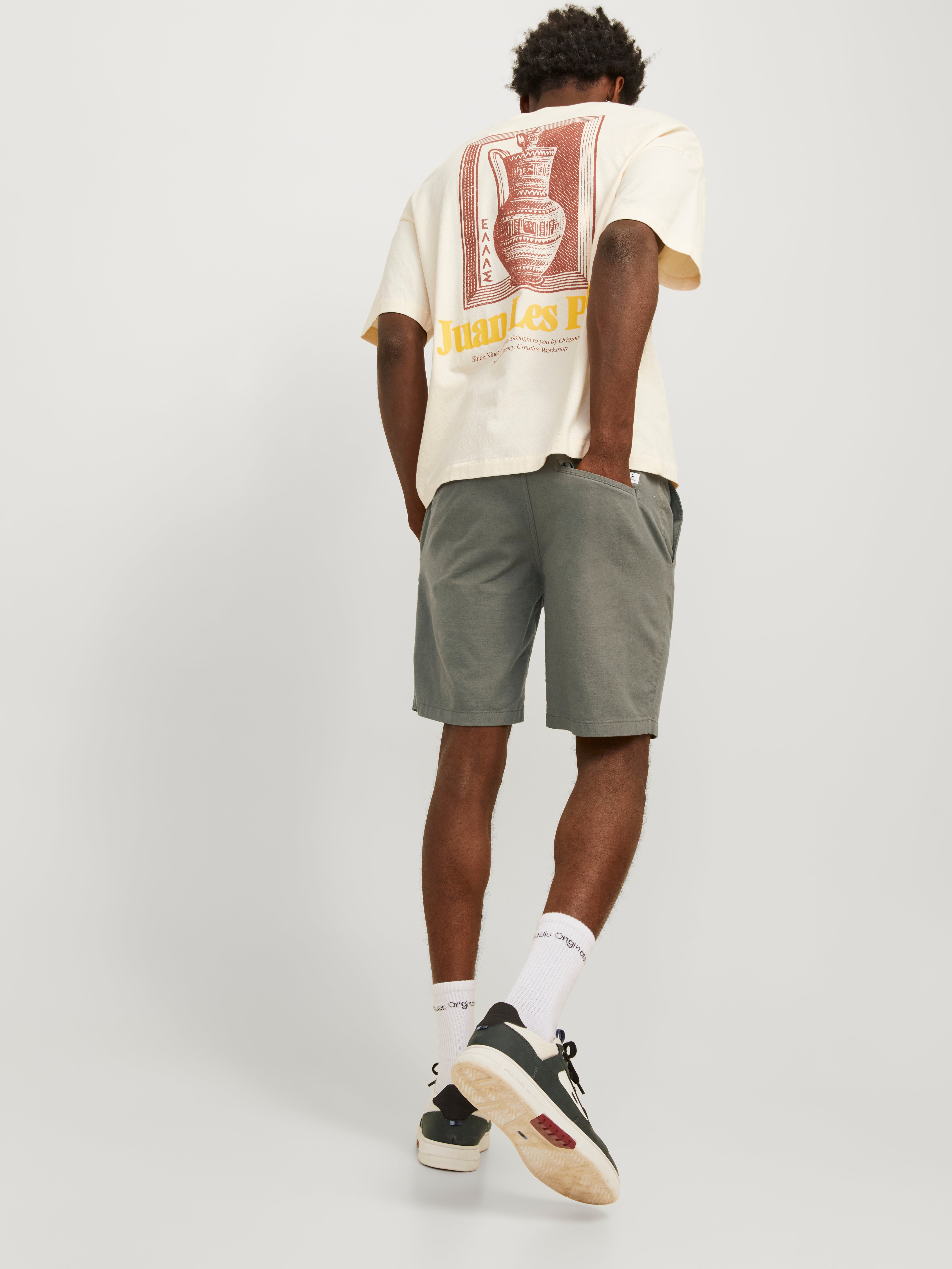 Jack & Jones Regular Fit Chino shorts -Deep Lichen Green - 12229629