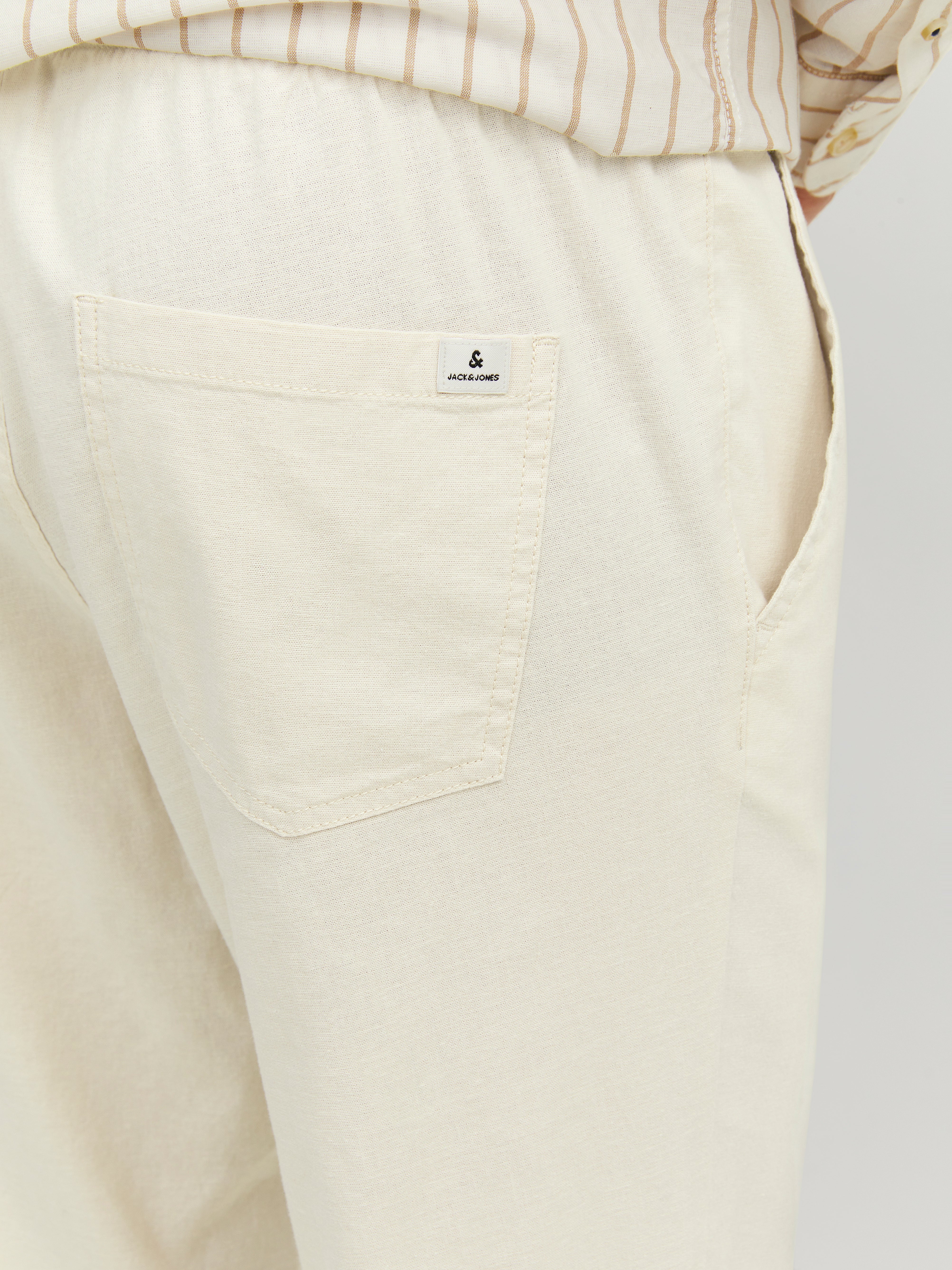 Buy Jack  Jones Brown Slim Fit Flat Front Trousers for Mens Online  Tata  CLiQ