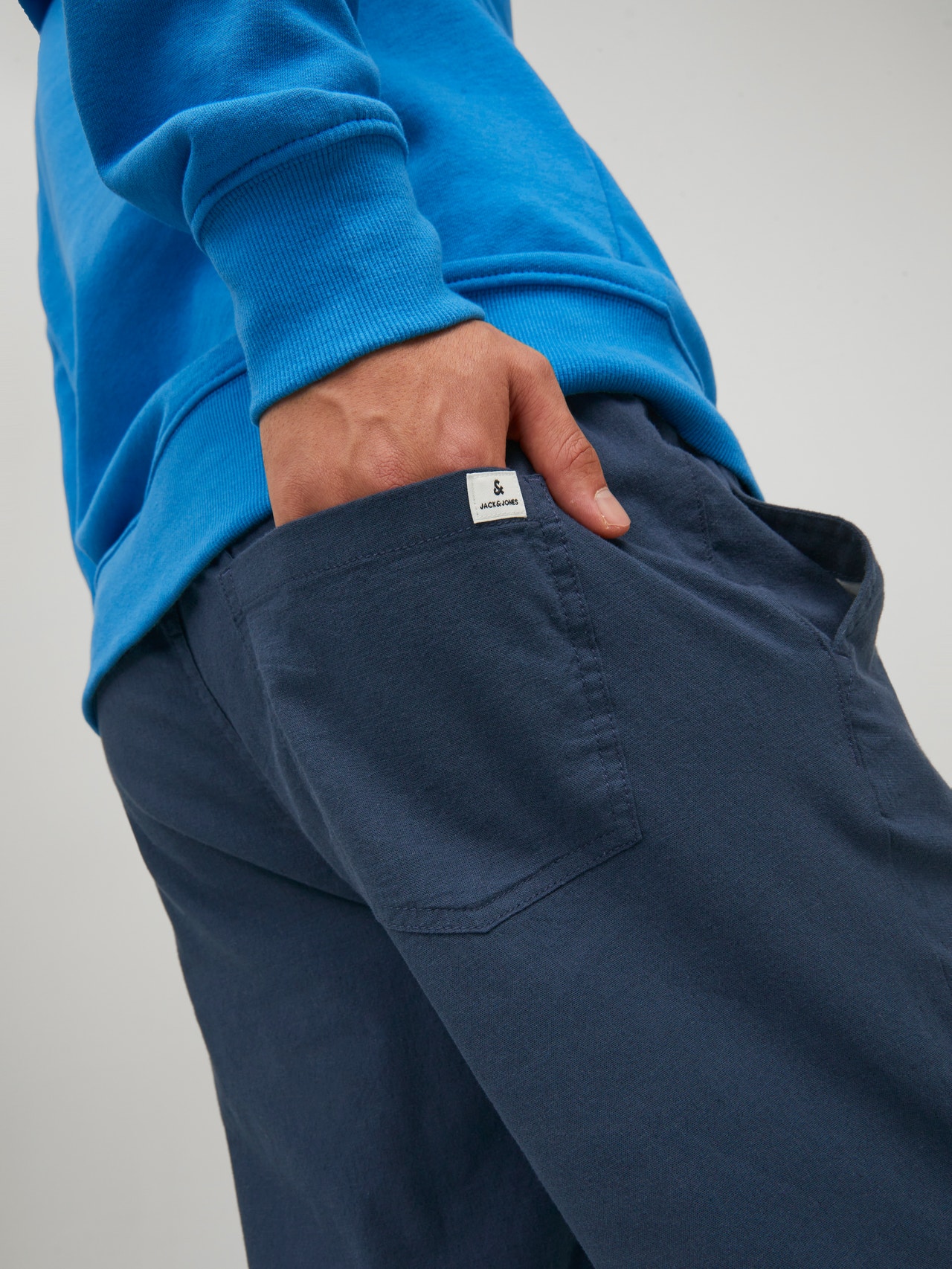 Jack & Jones Pantalon classique Tapered Fit -Navy Blazer - 12229699