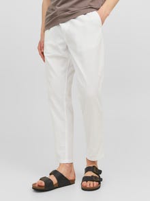 Jack & Jones Siaurėjantis kirpimas Klasikinės kelnės -White - 12229699