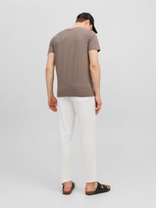 Jack & Jones Siaurėjantis kirpimas Klasikinės kelnės -White - 12229699