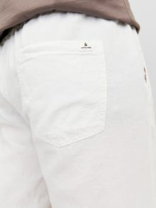 Jack & Jones Siaurėjantis kirpimas Klasikinės kelnės -White - 12229699