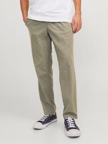 Jack & Jones Siaurėjantis kirpimas Klasikinės kelnės -Deep Lichen Green - 12229699