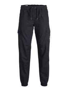 Jack & Jones Παντελόνι Relaxed Fit Cargo -Black - 12229709