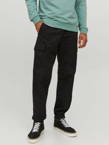 Jack & Jones Relaxed Fit Matkapüksid -Black - 12229709