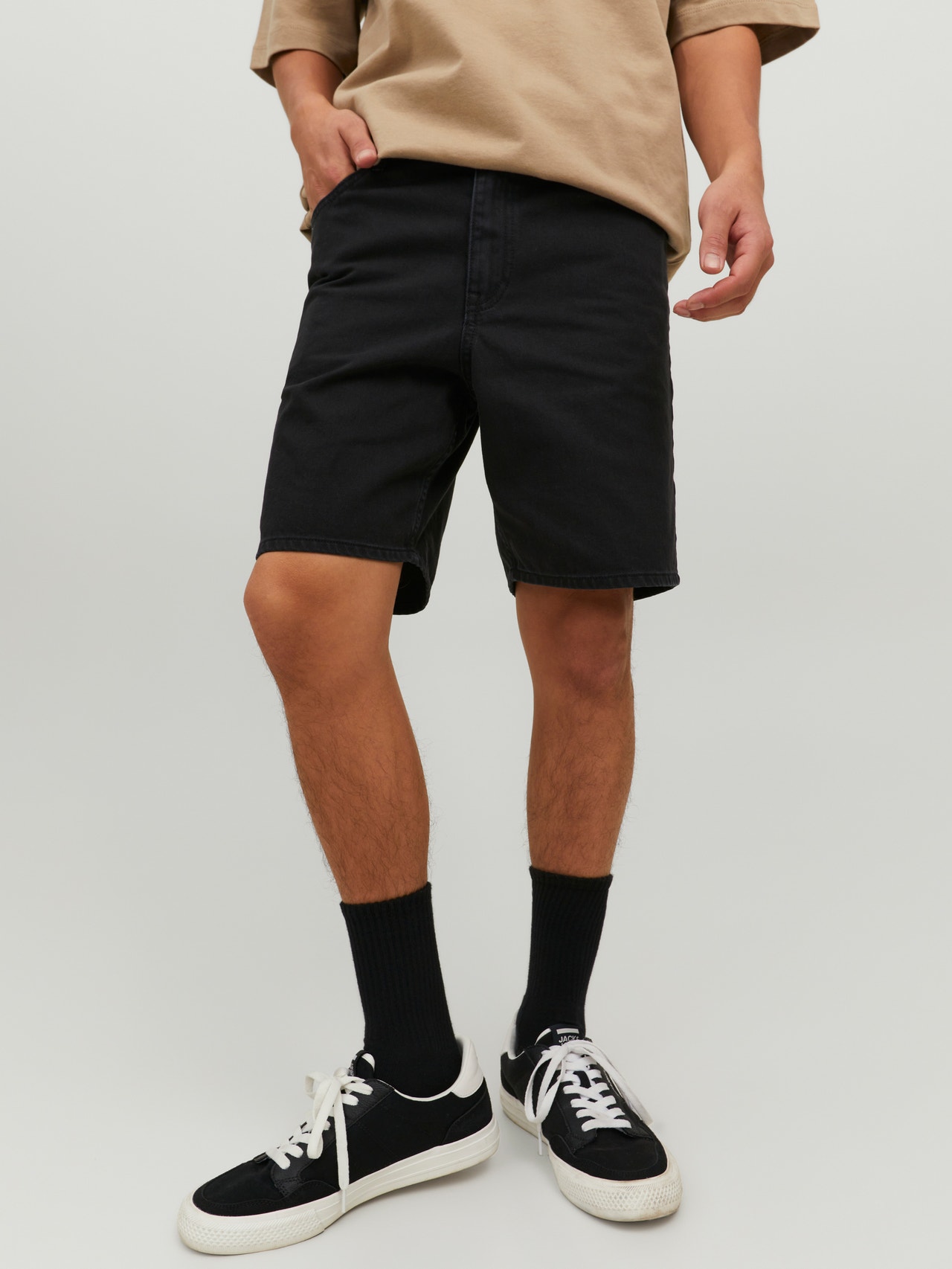 Jack & Jones Calções de Ganga Relaxed Fit -Tap Shoe - 12229805