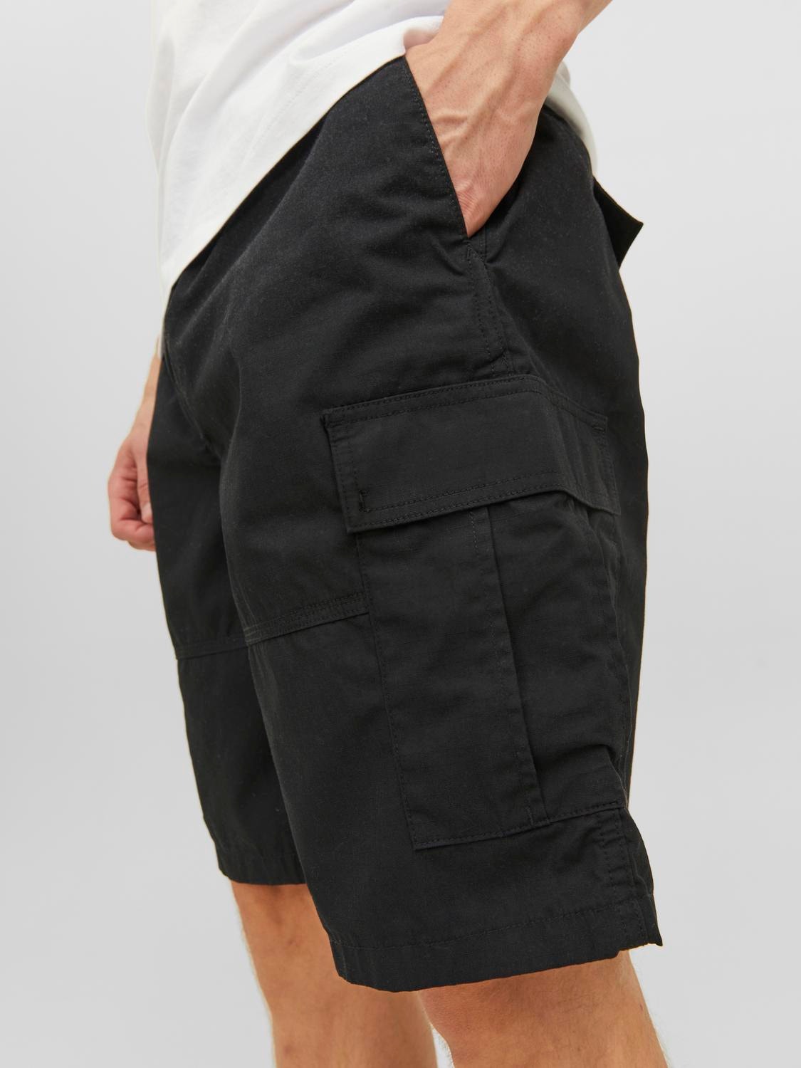 Jack & Jones Regular Fit Cargo shorts -Black - 12229938