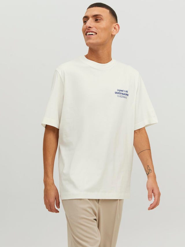 Jack & Jones Printed Crew neck T-shirt - 12230006