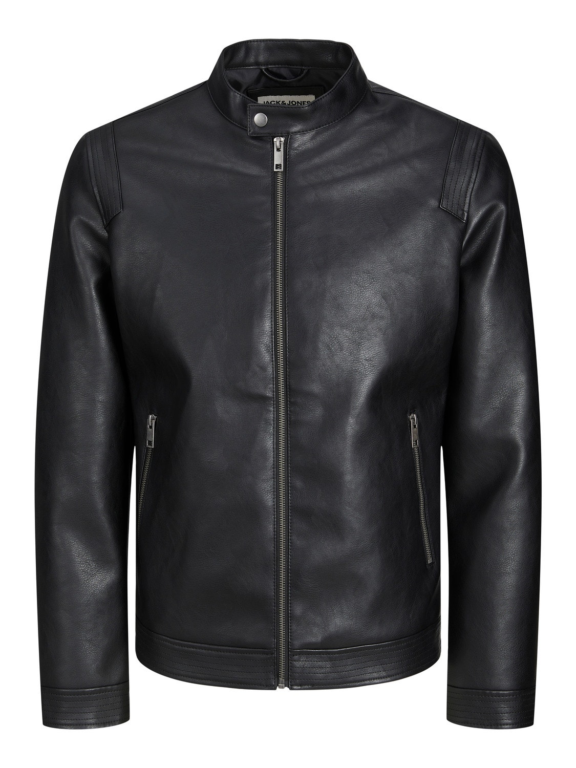 Size Biker in leather look | Black | Jack Jones®