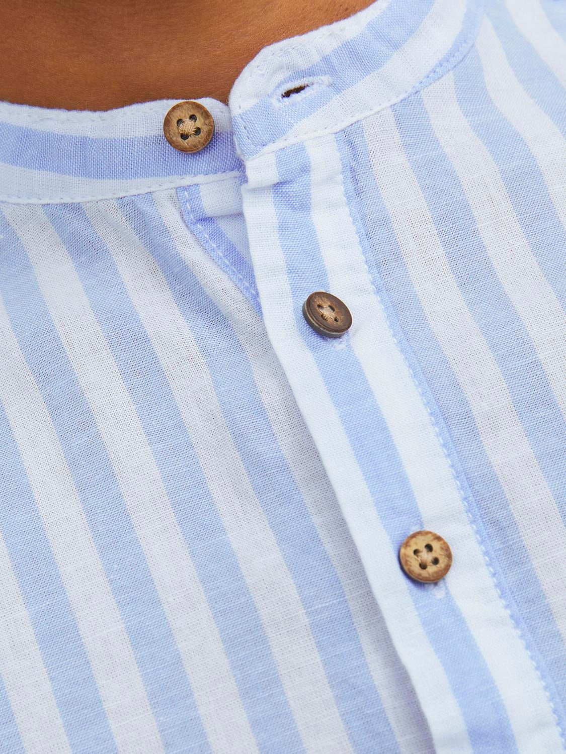 Jack & Jones Chemise à boutons Pour les garçons -Cashmere Blue - 12230086
