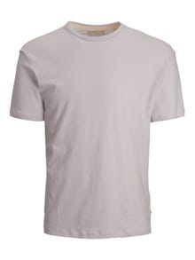 Jack & Jones Yksivärinen Pyöreä pääntie T-paita -Evening Haze - 12230133