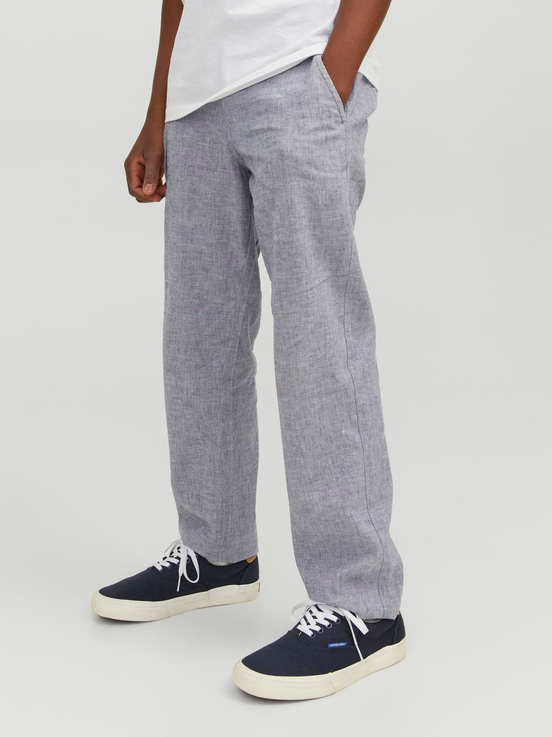 Boys linen trousers with two front pockets  PlayUp