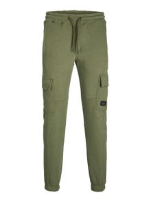 Jack & Jones Regular Fit Prakaituojančios kelnės -Deep Lichen Green - 12230285