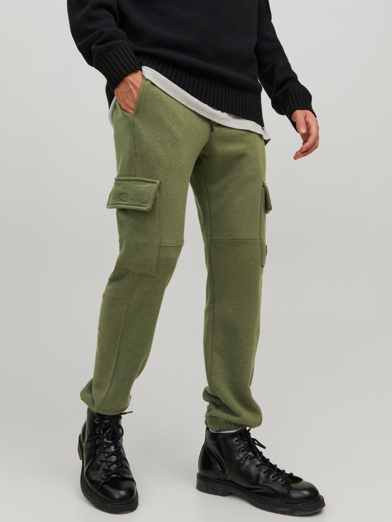 Jack & Jones Pantaloni in felpa Regular Fit -Deep Lichen Green - 12230285