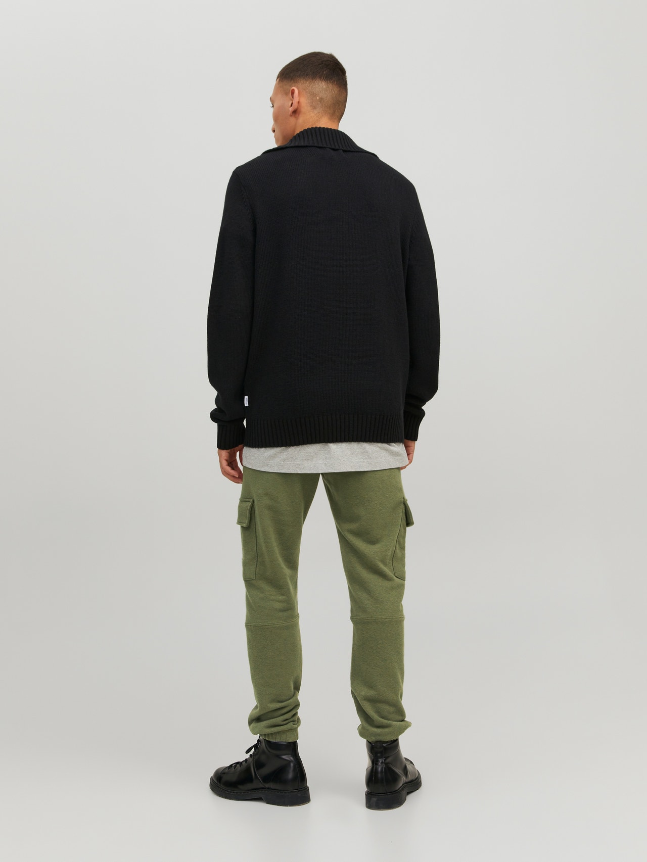 Jack & Jones Regular Fit Prakaituojančios kelnės -Deep Lichen Green - 12230285