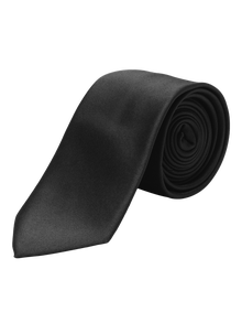 Jack & Jones Återvunnen polyester Slips -Black - 12230334