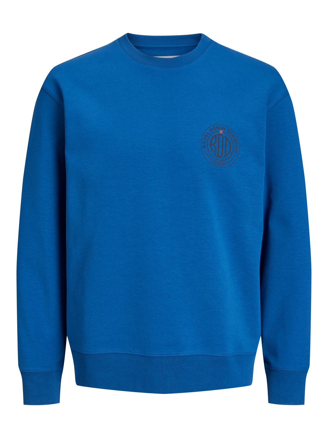 Jack & Jones RDD Logo Crewn Neck Sweatshirt -True Blue - 12230356