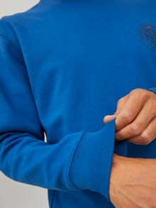 Jack & Jones RDD Logo Crewn Neck Sweatshirt -True Blue - 12230356