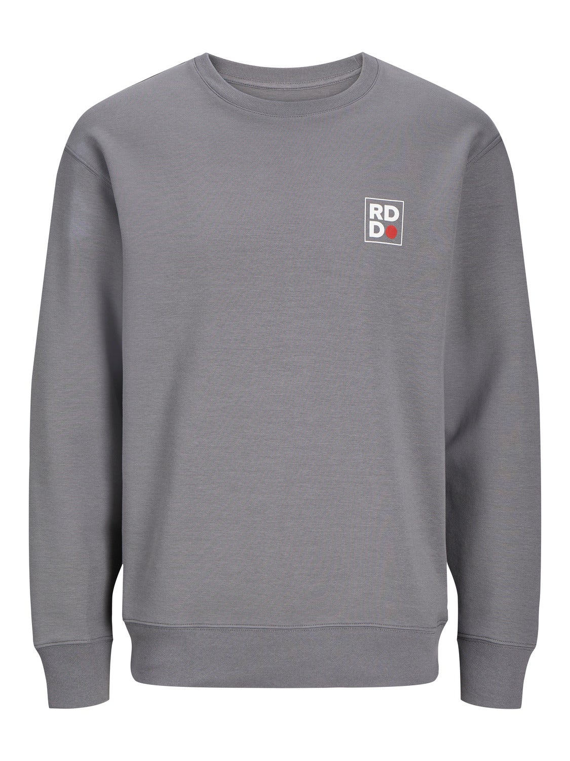 RDD Logo Sweatshirt mit Rundhals | Dunkelgrau | Jack & Jones® 