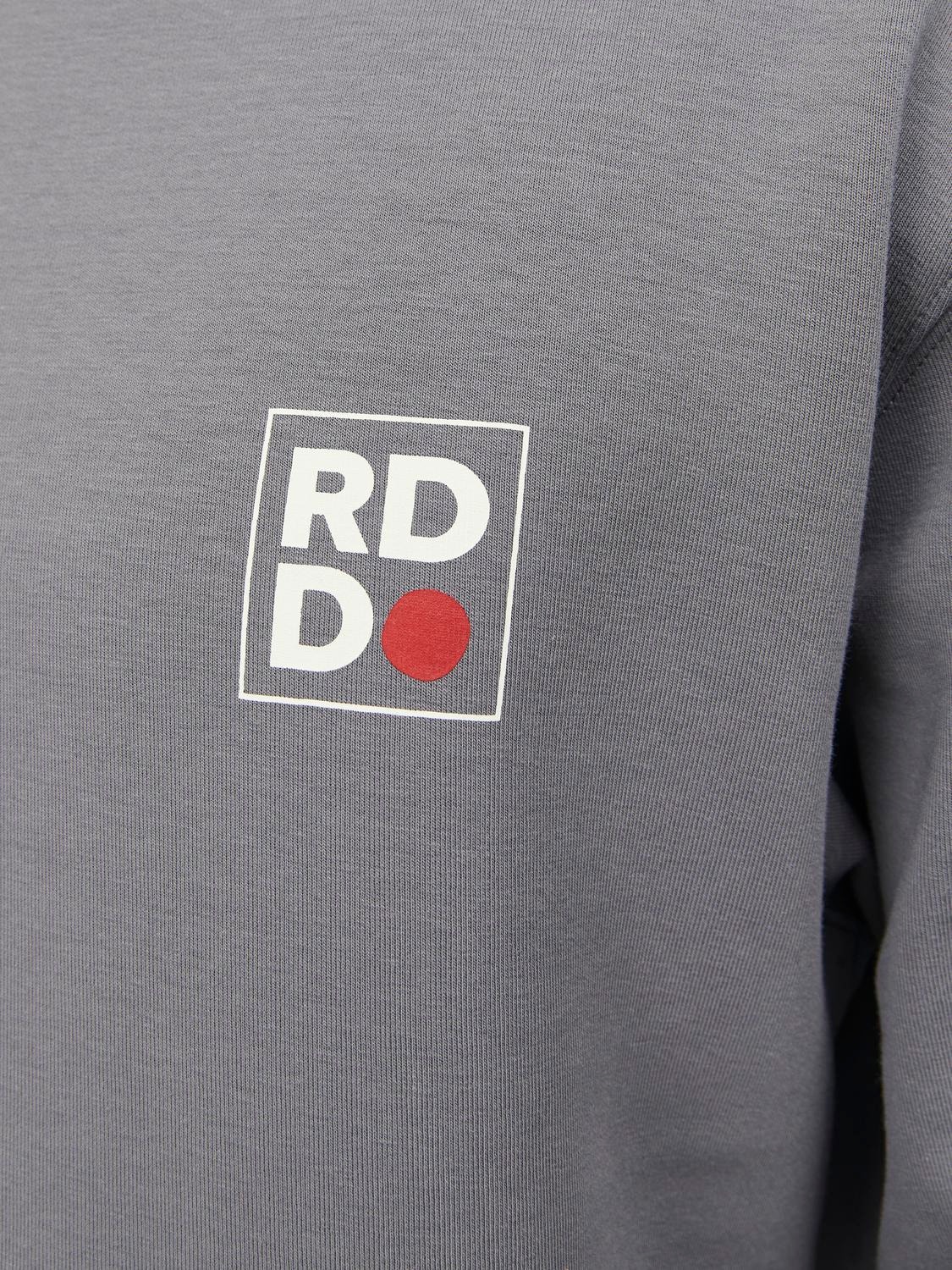 Jack & Jones RDD Z logo Bluza z okrągłym dekoltem -Charcoal Gray - 12230356