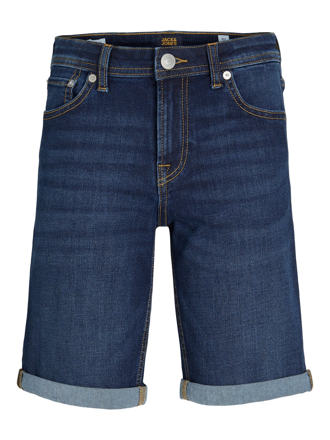 Jack & Jones Regular Fit Bermuda in jeans Per Bambino -Blue Denim - 12230491