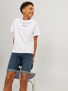 Jack & Jones Junior Regular Fit Farkkushortsit -Blue Denim - 12230491