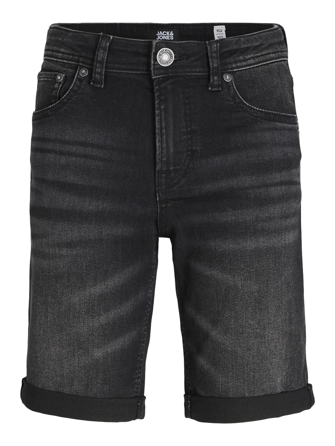 Jack & Jones Regular Fit Jeansowe szorty Dla chłopców -Black Denim - 12230494