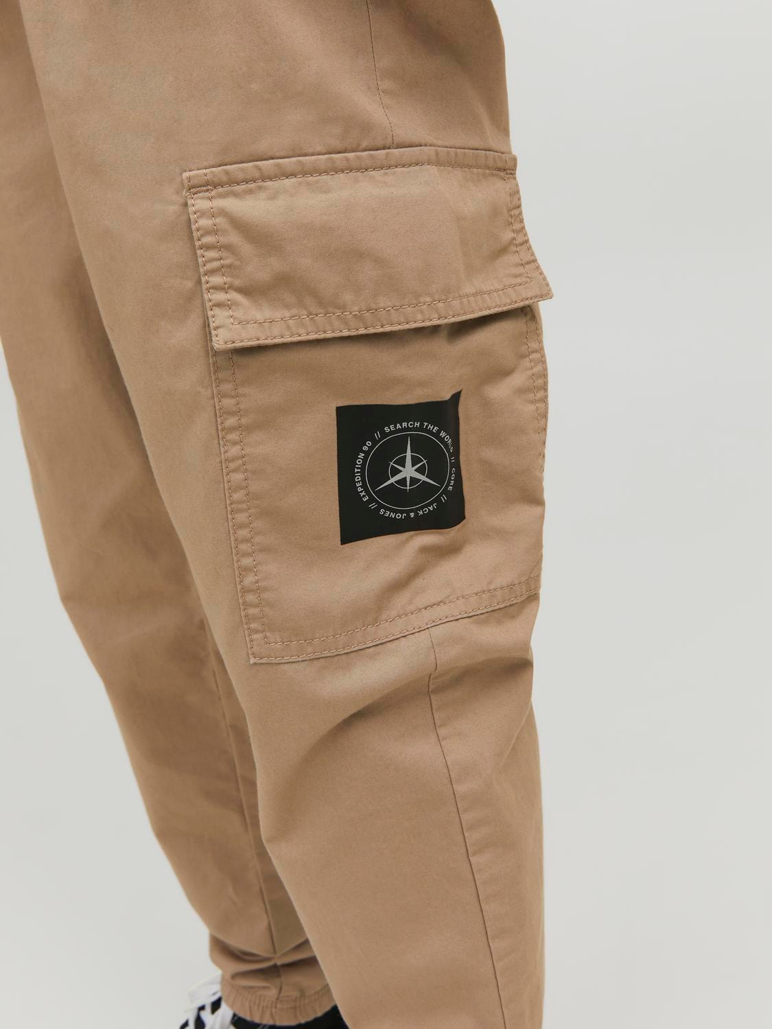 Jack & Jones Cargo nadrág Ifjúsági -Cobblestone - 12230584