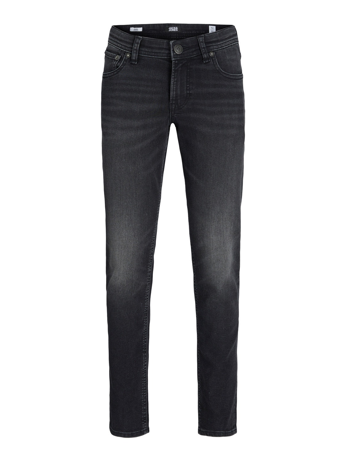 Jack & Jones JJIGLENN JJORIGINAL MF 2350 Slim fit jeans For boys -Black Denim - 12230591
