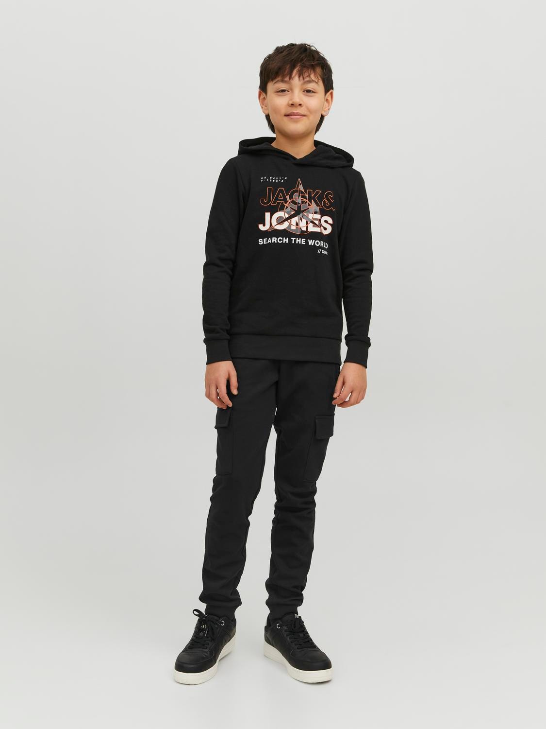 Pantalón chandal Jack&Jones Junior negro para niño