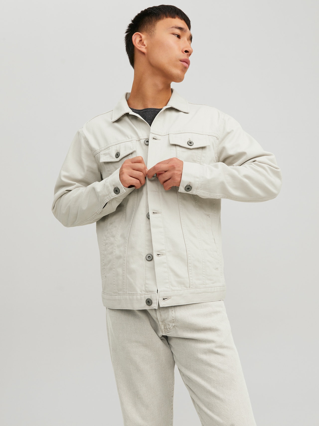 Jack & Jones Farmerkabát -Moonbeam - 12230607