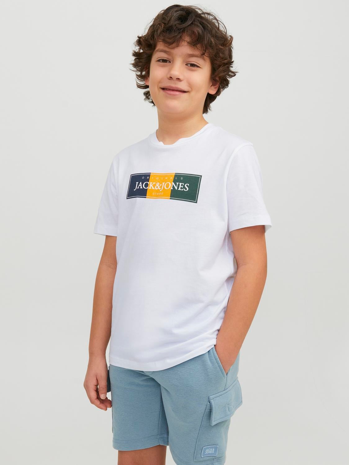 T-shirt Logo Pour Les Garçons - Jack & Jones - Modalova