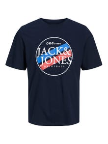 Jack & Jones Logo T-shirt For boys -Navy Blazer - 12230622