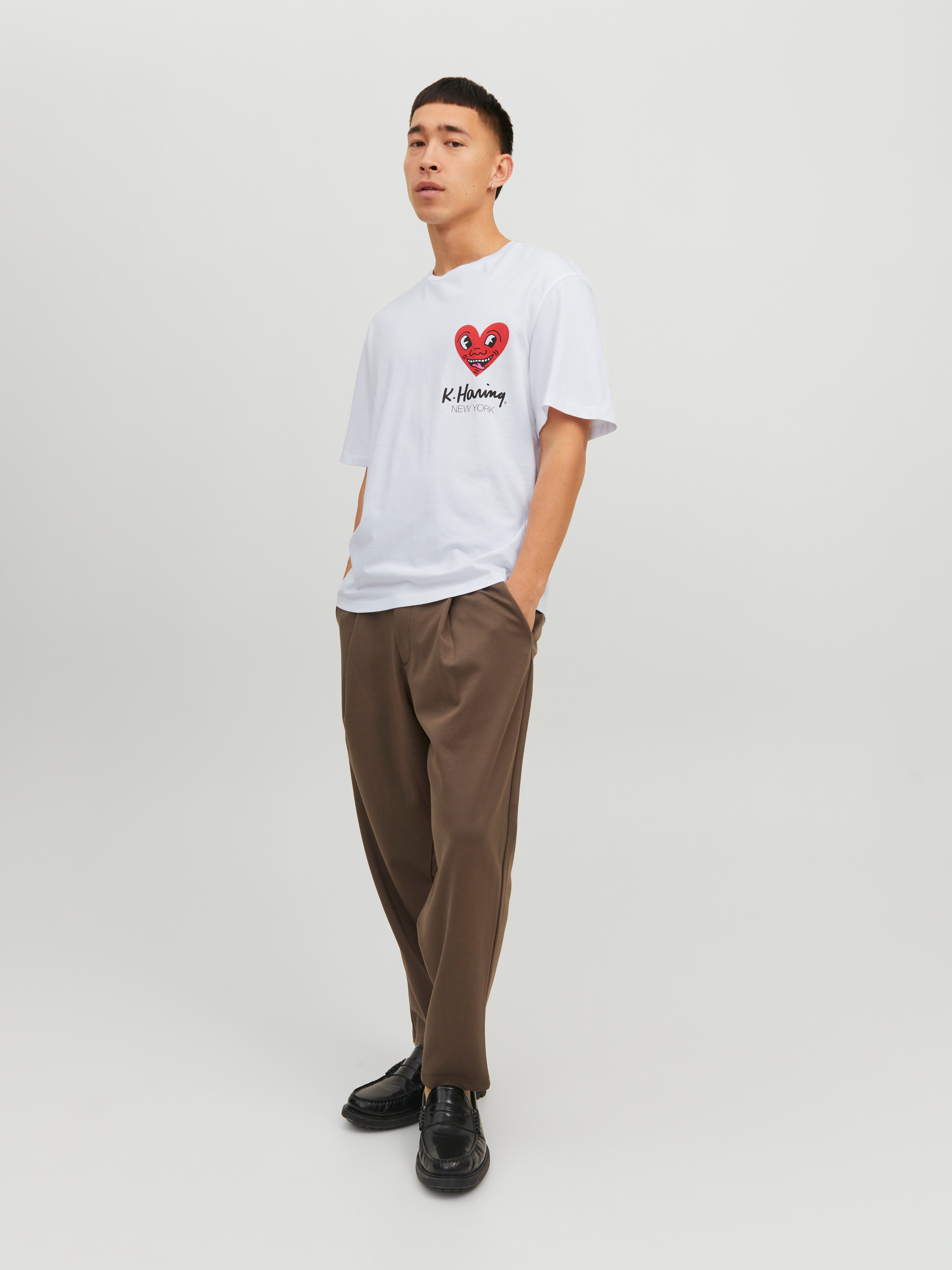 keith haring pocket tee