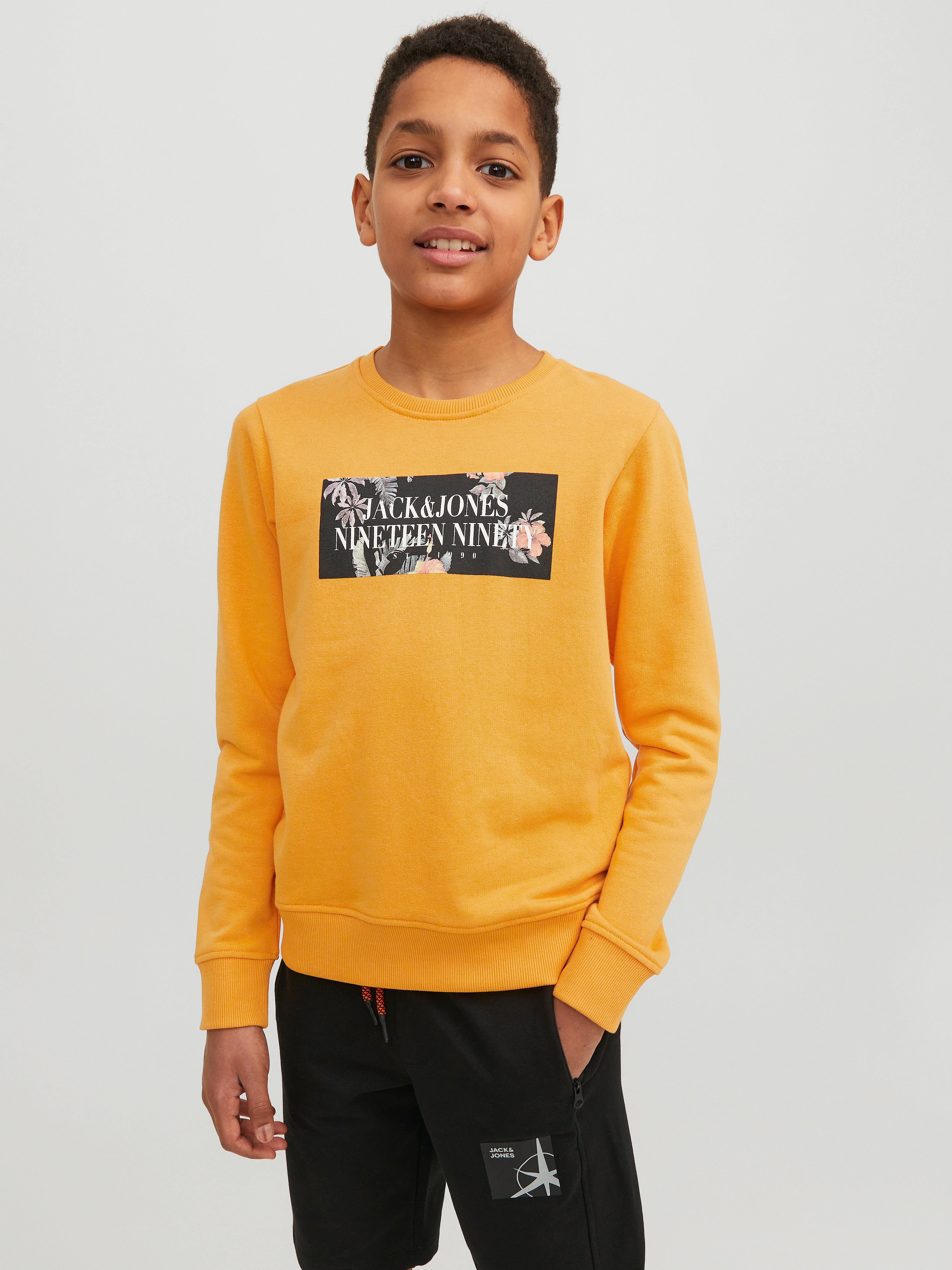 Boys yellow clearance sweatshirt