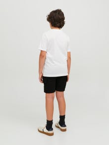 Jack & Jones Regular Fit Sweat shorts For boys -Black - 12230712