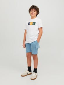 Jack & Jones Regular Fit Prakaito šortai For boys -Mountain Spring - 12230712